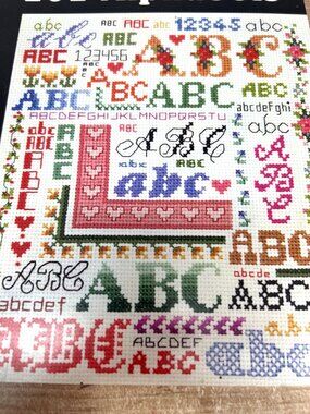 Learn To Design Book One Dale Burdett 101 Alphabets Cross Stitch Patterns